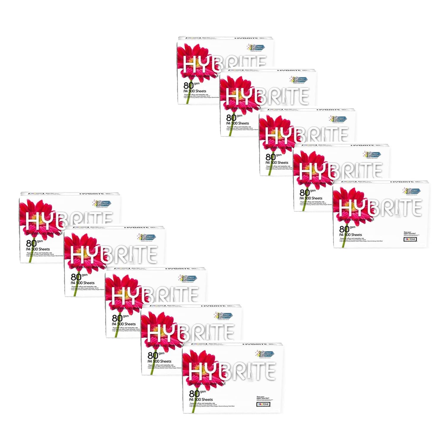 COPIER PAPER HYBRITE A4 80 GSM (10 Ream)