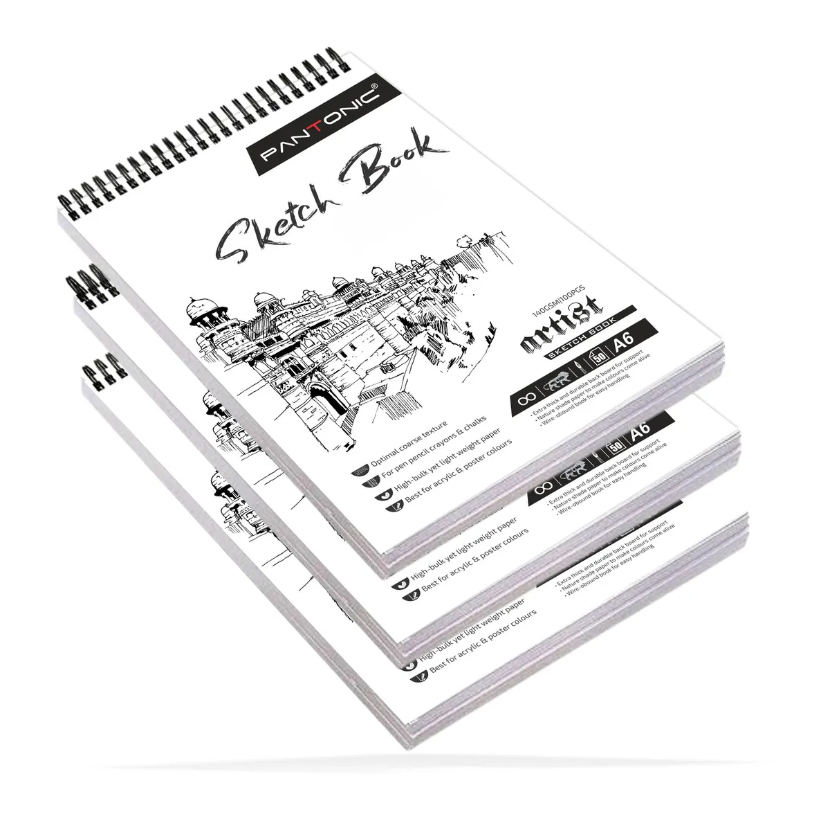 PANTONIC SKETCHBOOK A6 SIZE